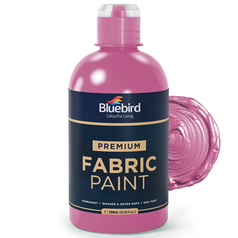 BLUEBIRD Fabric Paint Cosmic Pink 169 Fl Oz Permanent Fabric Paints for Clothes Furniture Upholstery - Image 2