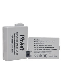 DMK Power DMK Power LP-E8 1150mAh Battery Compatible With Canon EOS 550D, EOS 600D, EOS 700D, EOS Rebel T2i, EOS Rebel T3i, EOS Rebel T4i, EOS Rebel T5i Cameras  - Image 5
