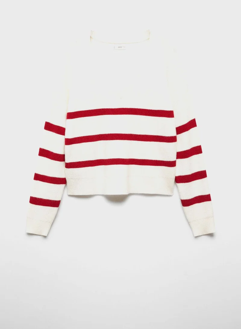 MANGO Youth Striped Sweater