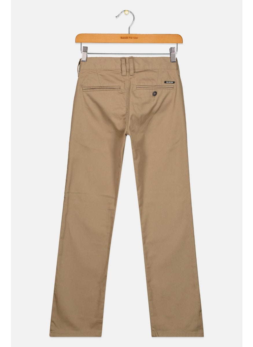 Billabong - Kids Boy Solid Chino Pant, Khaki - Image 1