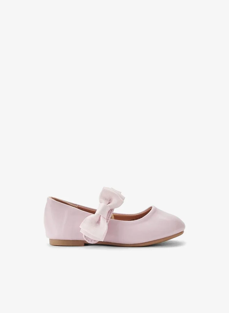 Flora Bella By Shoexpress Flora Bella Girls Bow Detail Ballerina Shoes