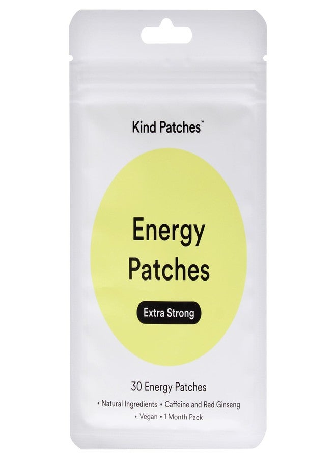 Kind Patches Energy Patches Extra Strong - Caffeine Energy Boost - Red Ginseng for Reduced Fatigue - Body Patch with Vitamin B12, B6, B1-14 Count - Image 2