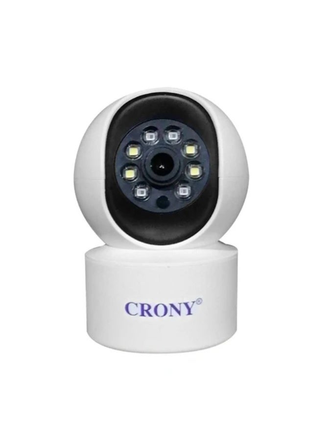 كروني كاميرا مراقبة لاسلكية Nip-500+ بدقة 5 ميجابكسل مع كشف الإنسان بالذكاء الاصطناعي، ومراقبة ذكية للمنزل، وتتبع تلقائي، ودوران 360 درجة، ورؤية ليلية ملونة، وصوت ثنائي الاتجاه، ومقاومة للطقس IP65، وتخزين سحابي/بطاقة SD، وتعمل مع أليكسا - Image 1