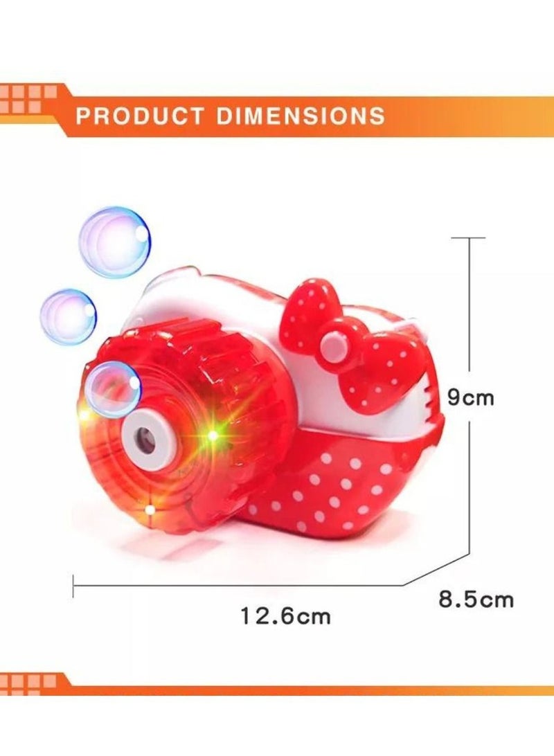 Prime Bubble Machine Bubble Maker Camera Toy Battery Operated For Kids - Image 3