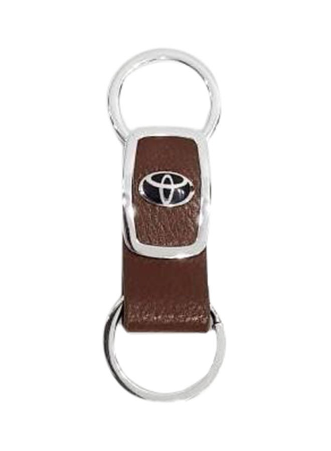 NIBEMINENT Toyota Leather Medal Key Chain