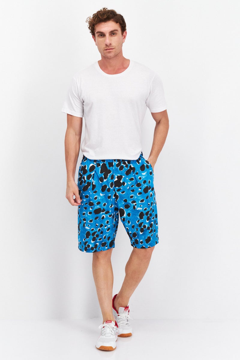 MARNI Men Regular Fit Drawstring Animal Printed Shorts, Multicolor - Image 3