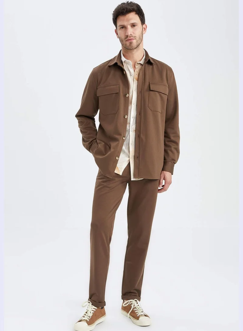 DeFacto Regular Fit Long Sleeve Pocket Detail Jean Jacket