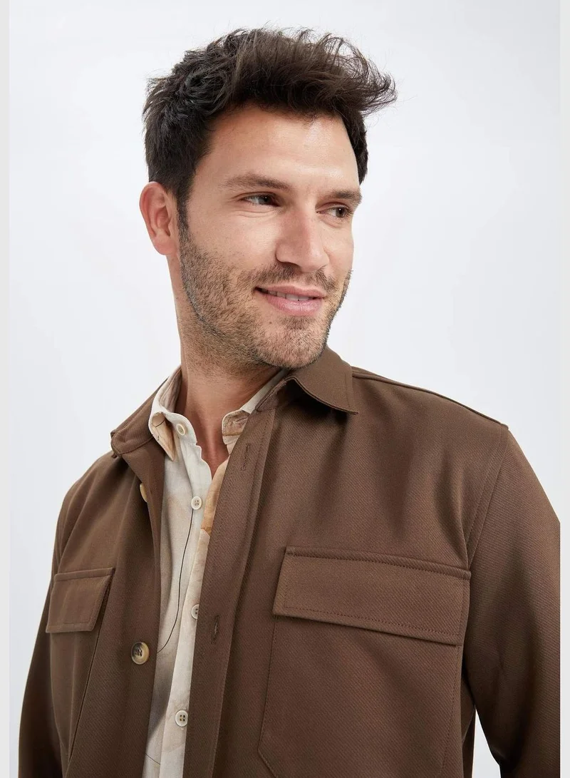DeFacto Regular Fit Long Sleeve Pocket Detail Jean Jacket
