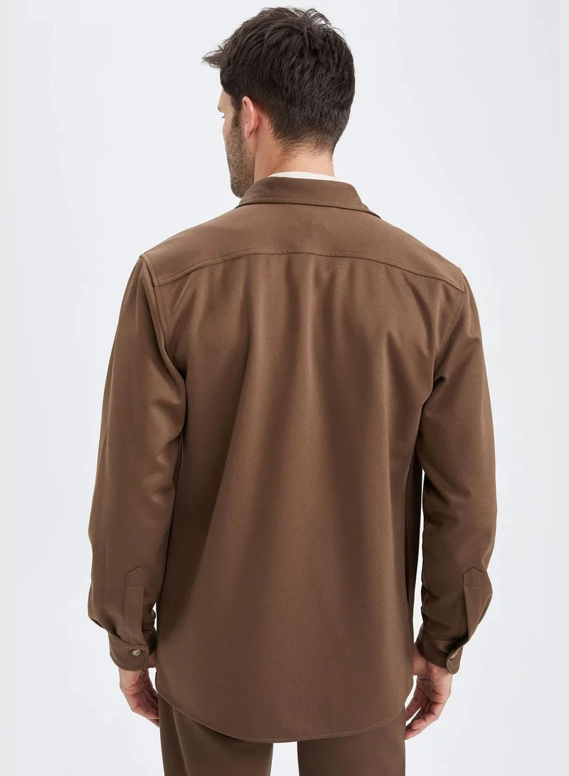 DeFacto Regular Fit Long Sleeve Pocket Detail Jean Jacket