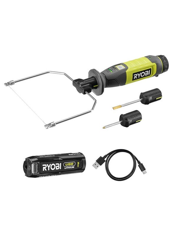 Ryobi Cordless Hot Foam Cutter, 4V/2Ah USB Lithium battery, 150 ~ 270 °C - Image 1