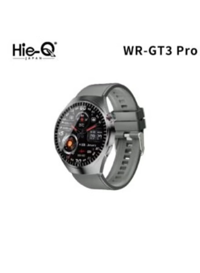 Hie-Q Smart Watch WR-GT3 Pro – 1.43 Inch AMOLED Display, Fitness Tracker, Heart Rate & Sleep Monitor, Waterproof, Multi-Sport Modes, Smart Notifications, Long Battery Life - Image 1