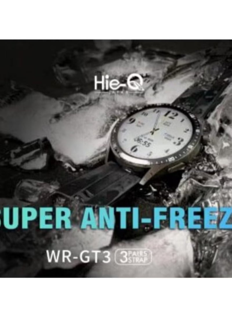 Hie-Q Smart Watch WR-GT3 Pro – 1.43 Inch AMOLED Display, Fitness Tracker, Heart Rate & Sleep Monitor, Waterproof, Multi-Sport Modes, Smart Notifications, Long Battery Life - Image 4