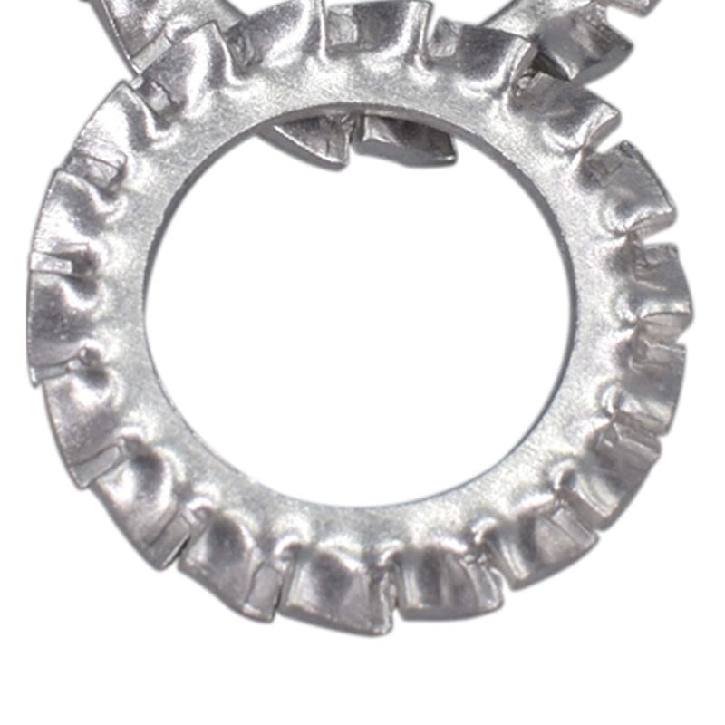 DGZ M6 304 Stainless Steel External Tooth Star Lock Washers（100Pcs） - Image 3
