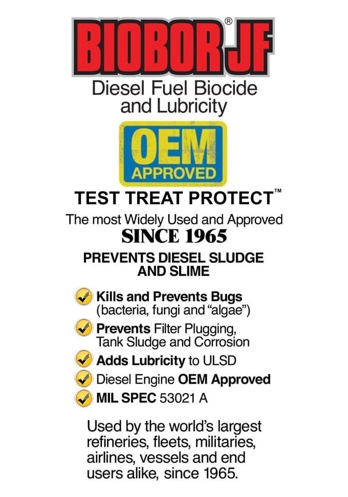 BIOBOR JF Diesel Biocide - 16 oz (Treats 1280 Gallons) - Image 2