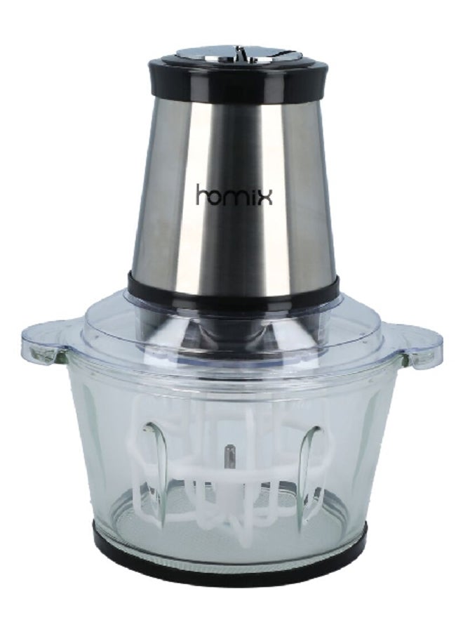 300W Sharp Blade Multi-Functional Chopper and Egg Beater Multicolor 2 L LW-C68M