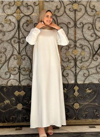 عبايه أساس من القماش الفاخر  سي واي  المستورد رائعة المظهر باللون الأبيض الجميل - pzsku/Z77B6AFCA667696329B78Z/45/_/1711206573/4b5ca75b-97fc-4f3e-bd71-6062ca6adab8