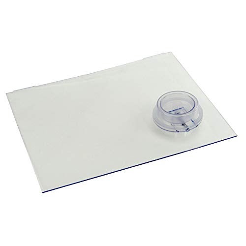 Lippert Components Lippert Replacement RV Screen Door Slider Panel with PushDown Knob Opener No Assembly Easy Installation Made from Durable Plastic 239061 White - Image 1