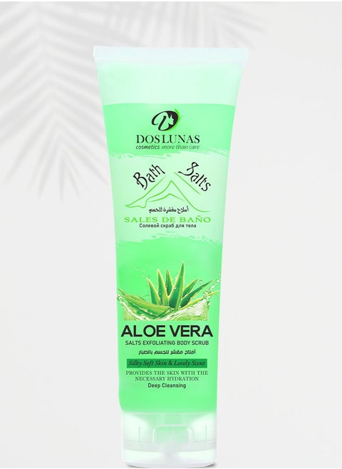 Body scrub with aloe vera salts