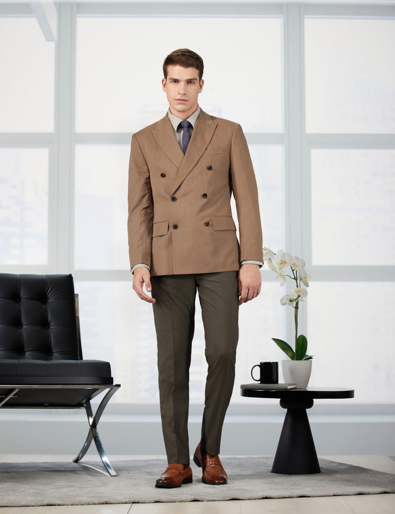Arrow Men's Solid Polyester Formal Trouser - Image 2