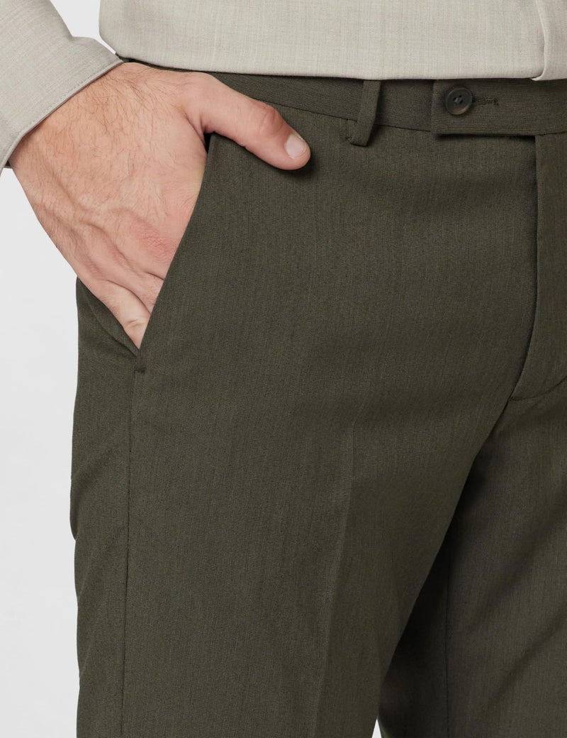 Arrow Men's Solid Polyester Formal Trouser - Image 4