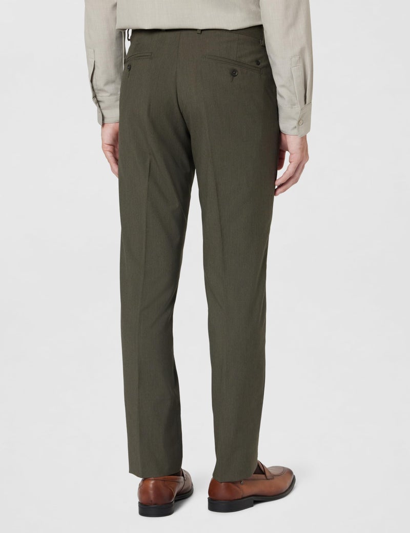 Arrow Men's Solid Polyester Formal Trouser - Image 3