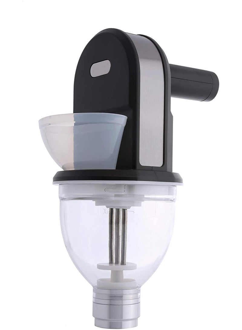 صانعة كرات الزلابية الكهربائية المحمولة الصغيرة - موزع عجين حلوى أوتوماتيكي قابل لإعادة الشحن للزلابية الحلوة والدونات والوجبات الخفيفة - أداة مطبخ محمولة غير لاصقة وسهلة الضغط - Image 4