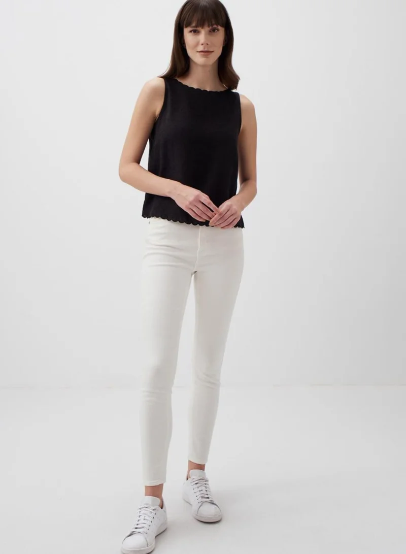 Jimmy Key Sleeveless Boat Neck Top