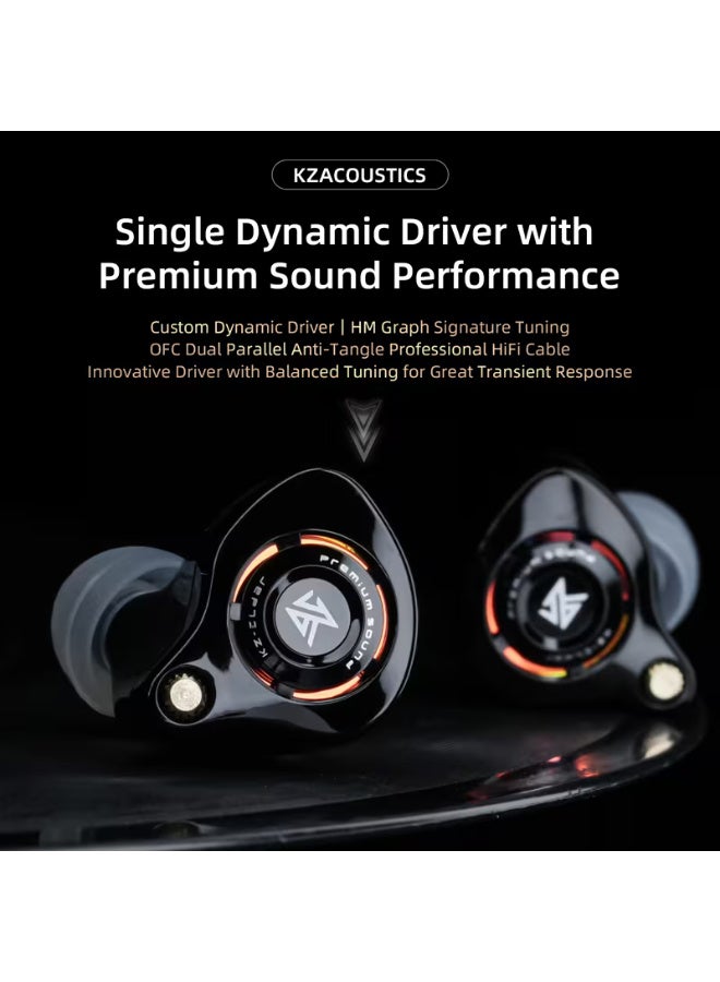 KZ Eldar Professional Headphones Moving Coil Driver HM Curve Tuning Large Dynamic Balanced Sound Wired Earphones High Fidelity Audio Studio Quality - Free 3.5mm jack to Type  C - Image 2