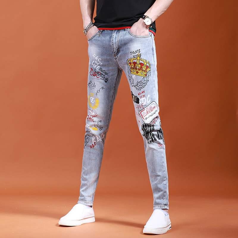 Unisex Casual Daily Denim Jeans - Image 5