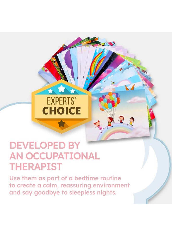 BETTERLINE BETTERLINE Empower Your Child's Dreams with Dream Maker Cards - 28 Dream Cards Total - Goodbye Nightmares & Bad Dreams, Helps with Sleepless Nights, Calm Sleep Tool for Girls and Boys  - Image 4