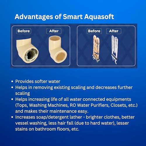 Parryware Smart Aquasoft 16 Water Softener (for Single Bathroom Only) | for Best Result use Along with Pre Filter Set 16 | Prevents limescale deposits | 2 Yrs Warranty with Free Installation* - Image 5