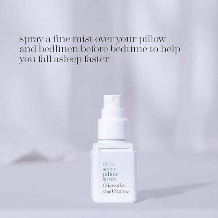 THISWORKS Deep Sleep Pillow Spray – Fast-Acting Natural Formula with Lavender for Relaxation and Restful Sleep – 35 ml (1.2 fl oz) Mini Travel Size - Image 2