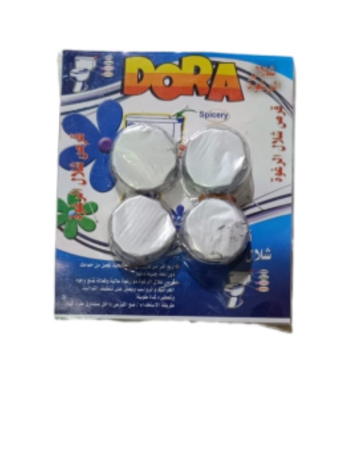 Generic - 4 effervescent tablets for automatic toilet cleaning that remove stains and dirt from the toilet - Image 1