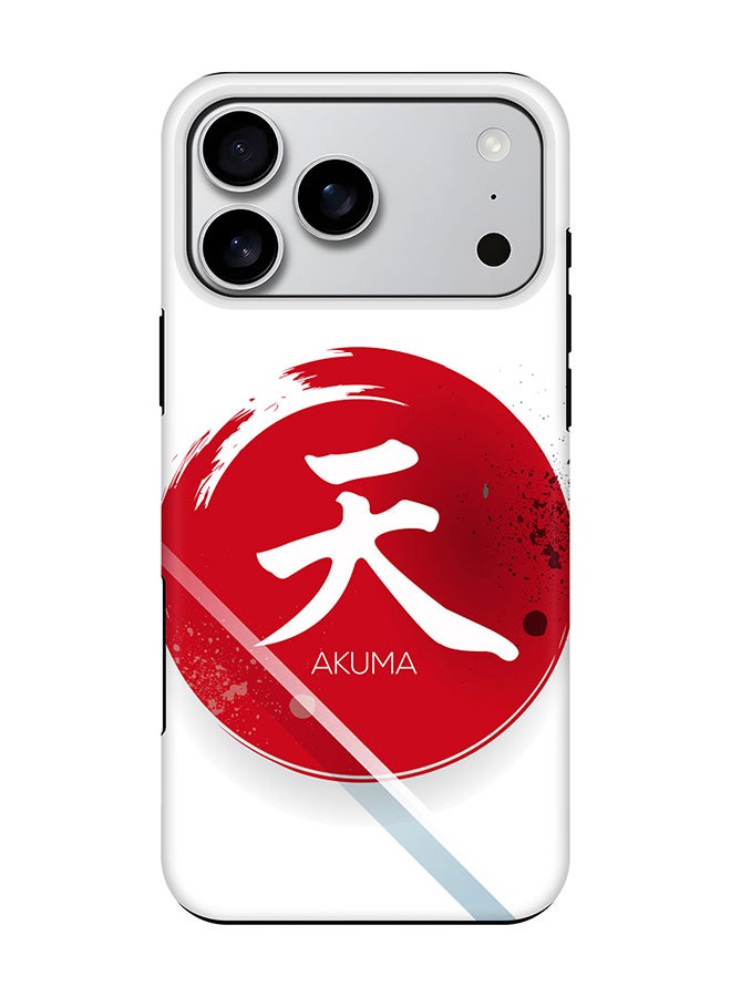 Stylizedd Tough Pro Magnetic Case for iPhone 17 Pro Max, Dual Layer hybrid PC + TPU Mobile Cover Matte - I Am Akuma - Image 1