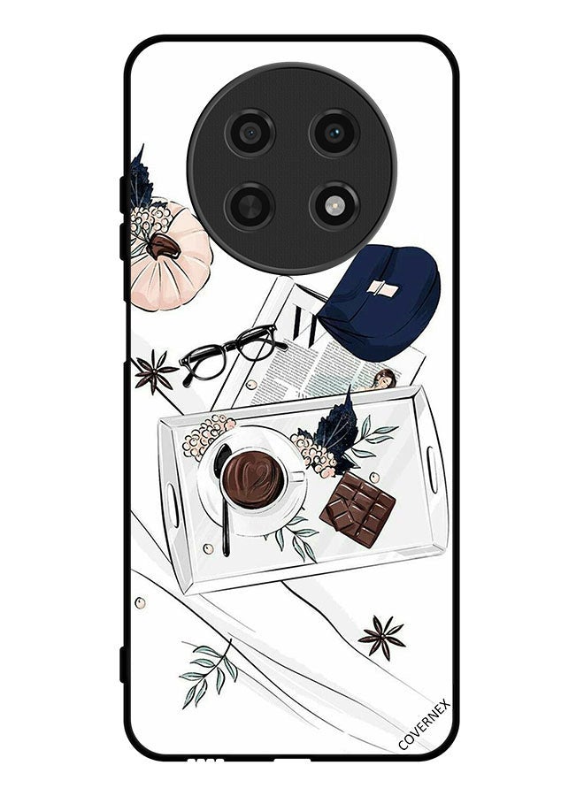 Covernex Protective Case Cover For Huawei nova Y91 Coffee Chocolate Art - Image 1