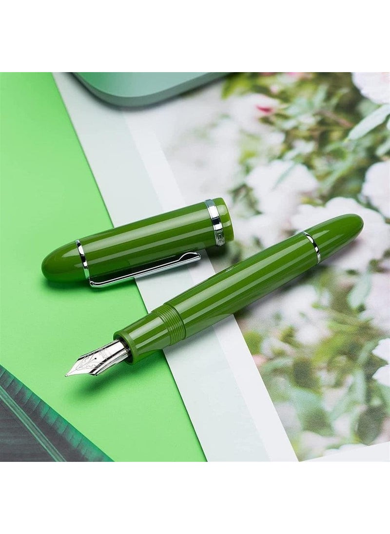 X159 Fountain Pen Avocado Green Chrome M Nib - pzsku/Z77B7743235076EB1EAA6Z/45/_/1729236311/e6d22b19-197a-4d6e-afe3-fdb490cd68b2