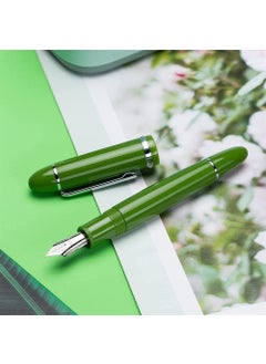JINHAO X159 Fountain Pen Avocado Green Chrome M Nib  - Image 3