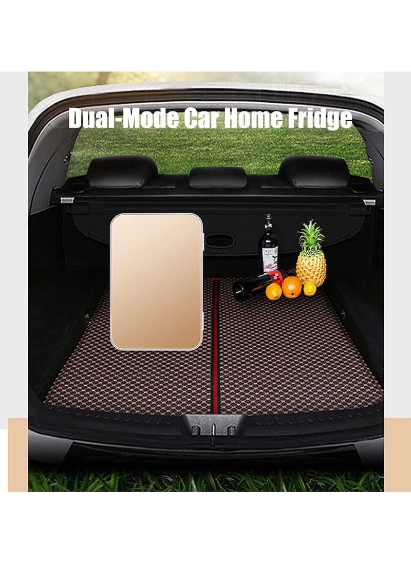 Cool Baby Style 8 liter Mini Refrigerator with Glass Door Skin Care Refrigerator Portable Dual-purpose Car for Home Use  - Image 3