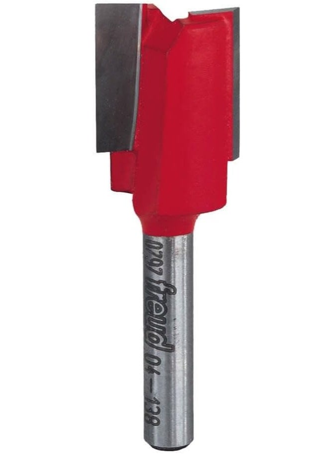 freud Freud Double Flute Straight Bit with Tico Hi-Density Carbide for Maximum Performance - 2 Cutters, 24000 RPM, 3/4" Height, 11/16" Diameter, 2-1/8" Length, 1/4" Shank - 04-138  - Image 1