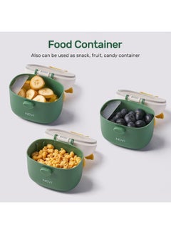 NCVI NCVI Baby Formula Dispenser On The Go, Formula Container to Go, Formula Holder for Travel, Outdoor Picnic with Baby Infant, Portable Container for Milk Powder, Snacks, Candy, Fruits  - Image 5
