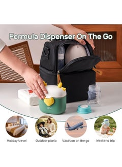 NCVI NCVI Baby Formula Dispenser On The Go, Formula Container to Go, Formula Holder for Travel, Outdoor Picnic with Baby Infant, Portable Container for Milk Powder, Snacks, Candy, Fruits  - Image 4