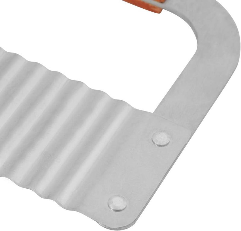 HEEPDD Soap Cutter, Wax Vegetable Cutter with Hardwood Handle Stainless Steel Crinkle Cutting Tool for Soap Vegetable Candle Cake Wavy Slicer Tool - Image 5