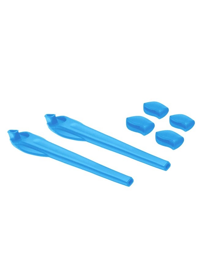 Betterun Light Blue Replacement Nose Pads Pieces Ear Socks Rubber Kits for Oakley Flak 2.0 XL - Image 1
