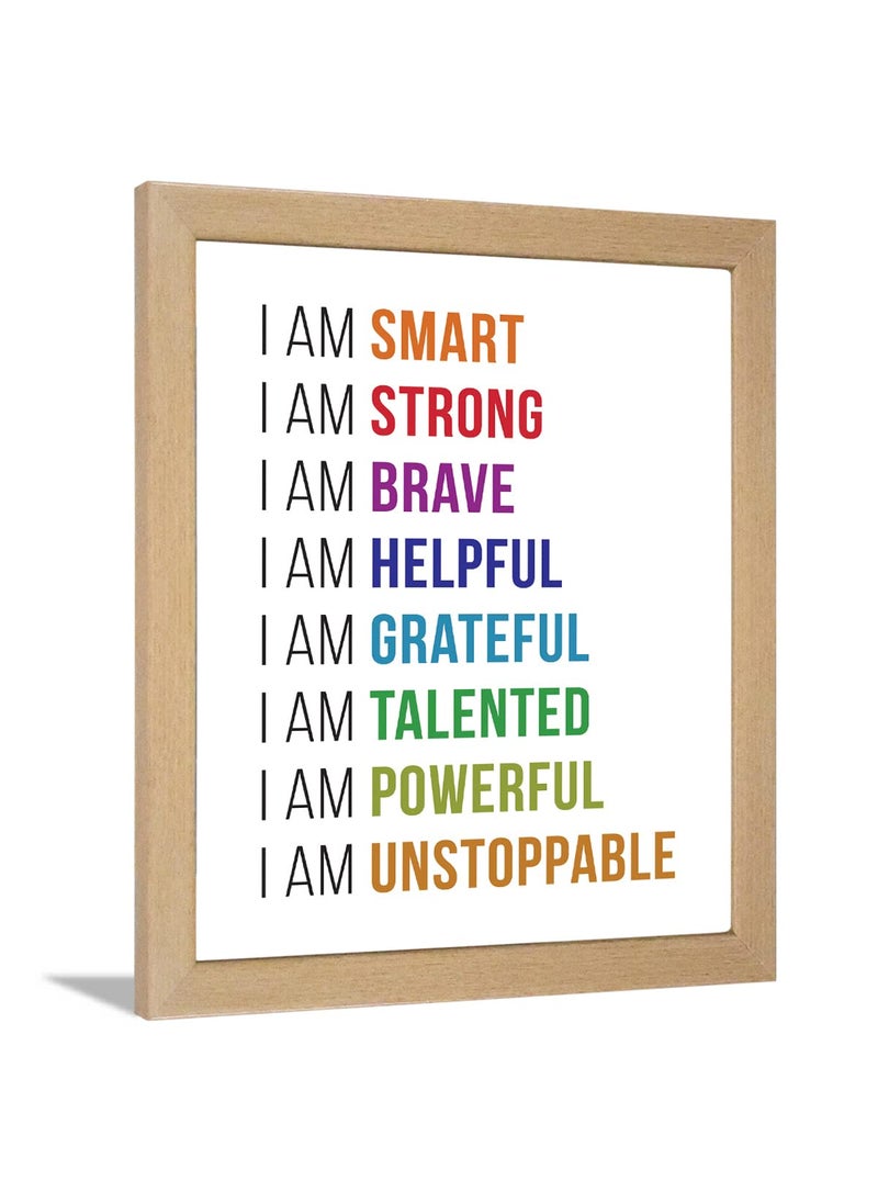Chaka Chaundh Chaka Chaundh Affirmations Posters Positive Affirmations Frames I Am Affirmation Posters Affirmation Quotes Posters 14 X 11 Inches 