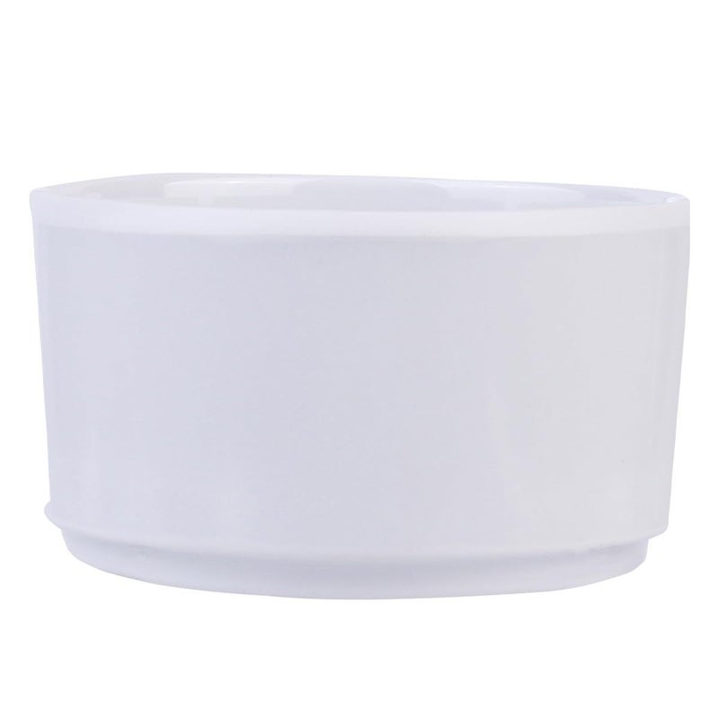 Imitation Porcelain Round White Ashtray High Temperature Resistant Hotel Ktv Smoking Use Indoor Outdoor - Image 2