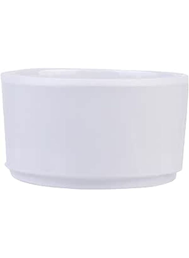 Imitation Porcelain Round White Ashtray High Temperature Resistant Hotel Ktv Smoking Use Indoor Outdoor - Image 1