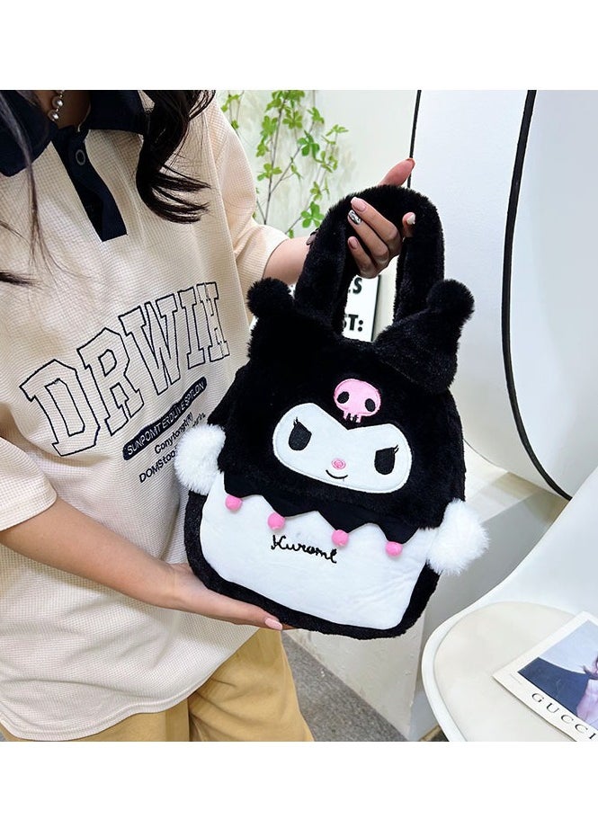Sanrio Sanrio Kuromi Shoulder Bag Plush Bag Crossbody Bag Bucket Storage Bag  - Image 2