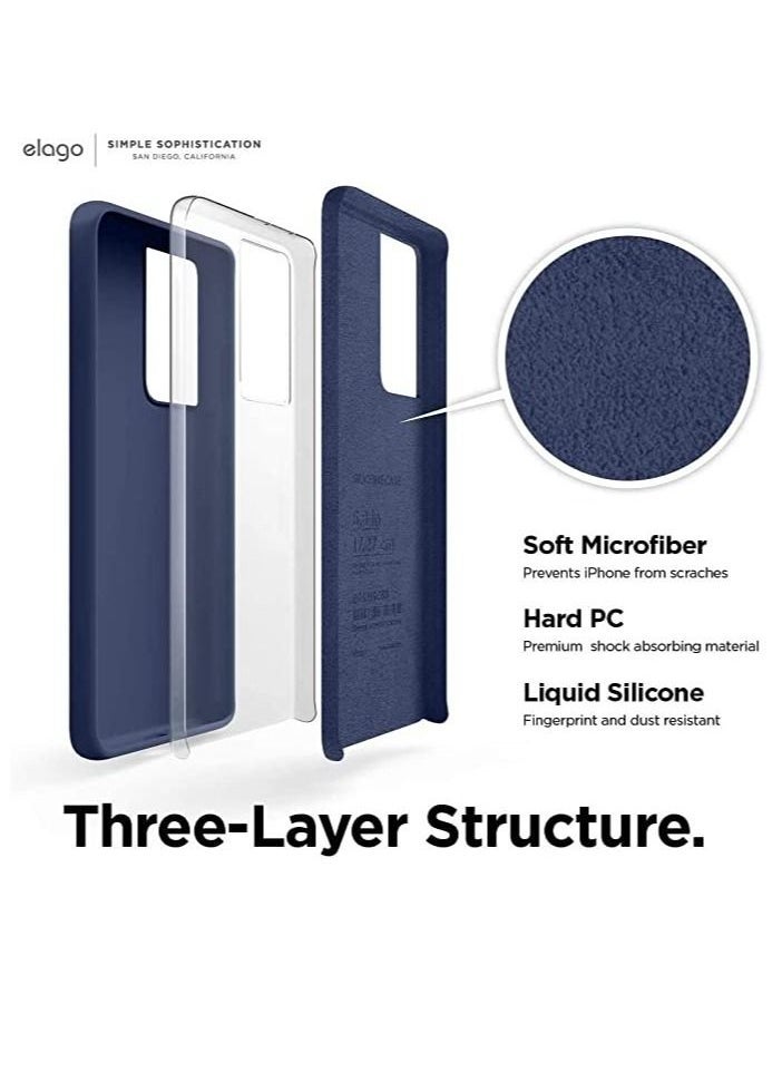 غطاء واقي ناعم من السيليكون لهاتف سامسونج جالاكسي S21 ألترا - Image 2