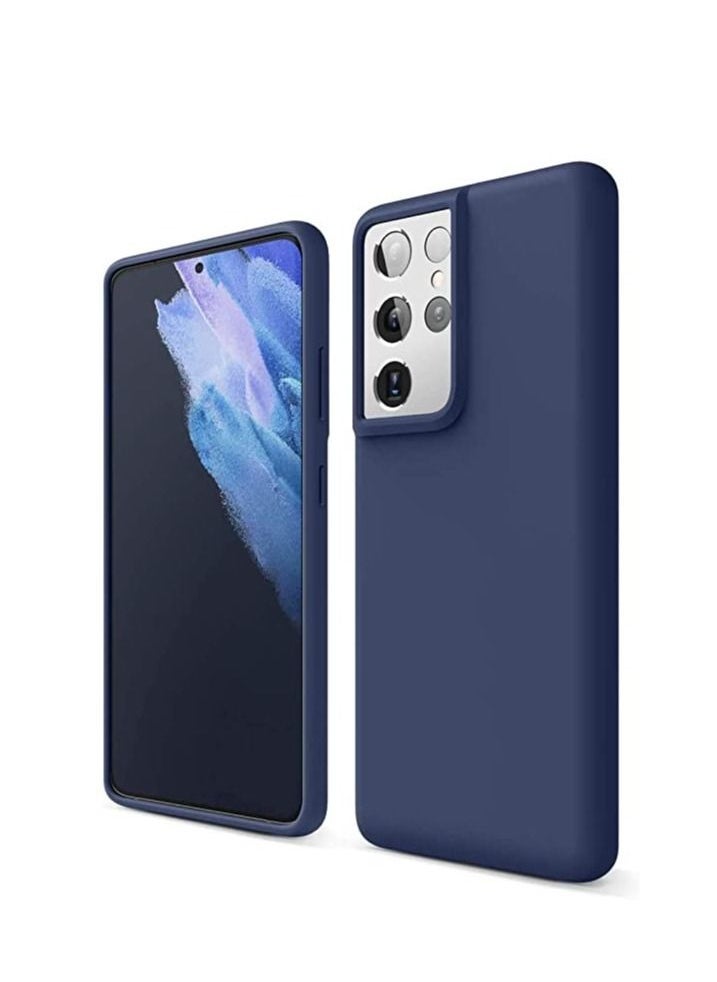 غطاء واقي ناعم من السيليكون لهاتف سامسونج جالاكسي S21 ألترا - Image 1