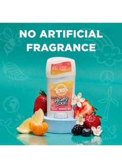 Tom's of Maine Aluminum-Free Wicked Cool! Natural Deodorant For Kids, Summer Fun, 1.6 Oz. (Pack Of 3) (Packaging May Vary)  - Image 3